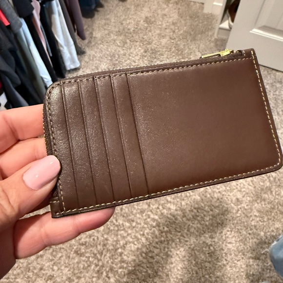 Coach New York Leather Card Holder - Picture 3 of 7